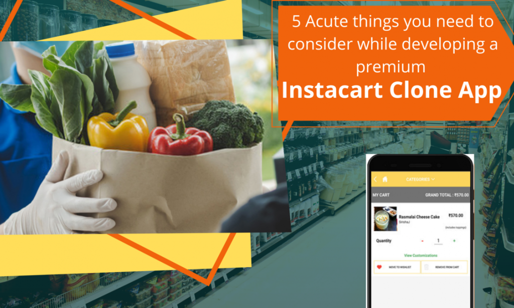 5 Acute Things You Need To Consider To Develop A Premium Instacart Clone App