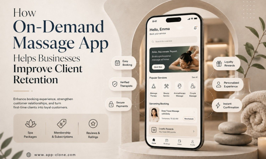 How On Demand Massage Apps Help Businesses Improve Client Retention